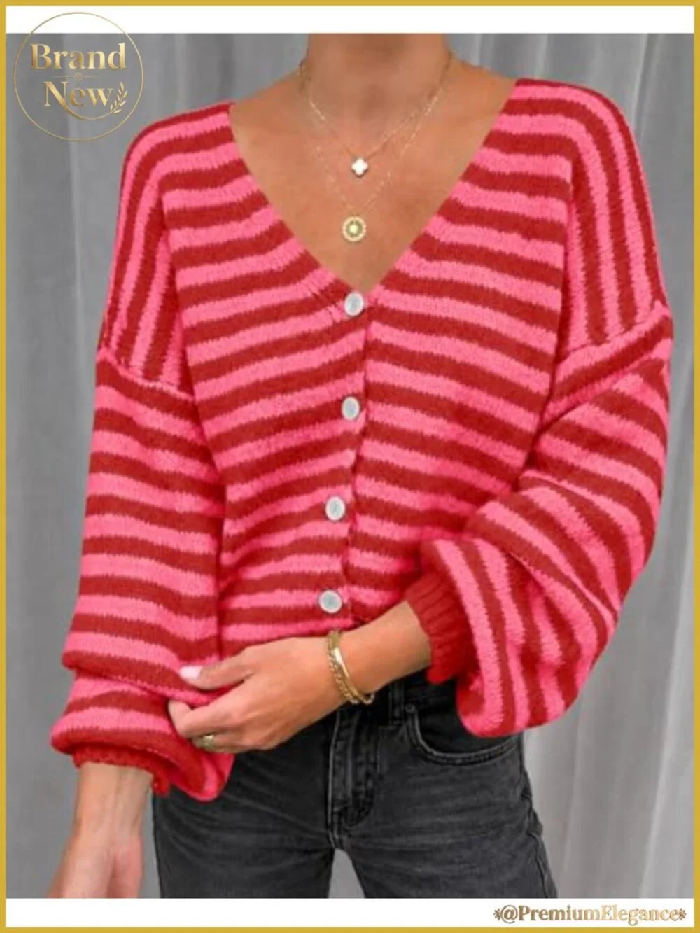 N/A cozy striped